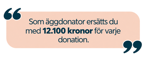 Vad får jag som donator?